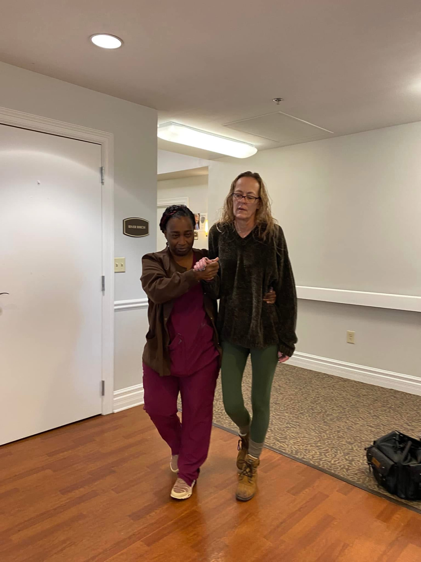 Walking together using Hand-under-Hand ® support